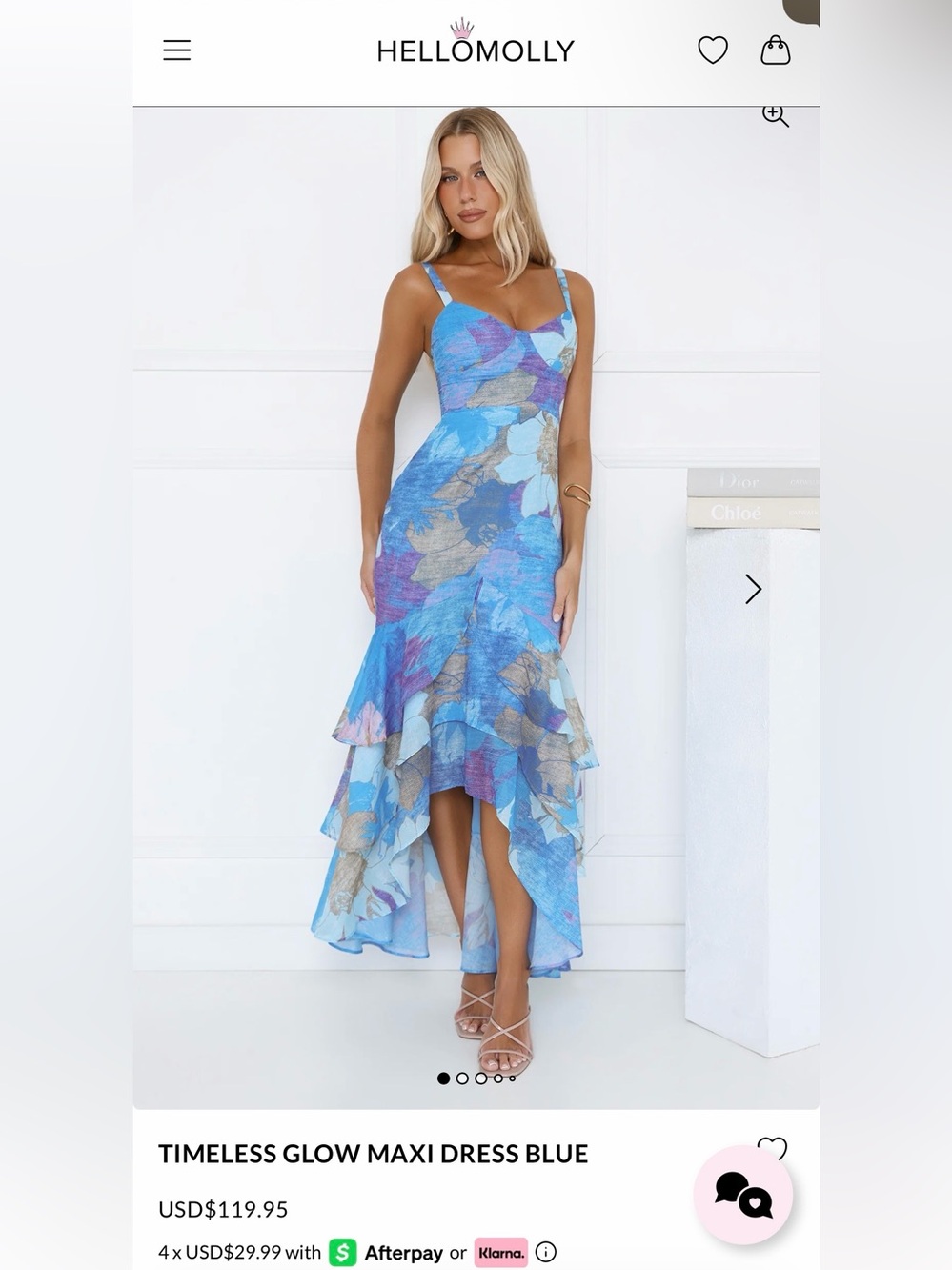 Hello Molly Timeless Glow Maxi Dress